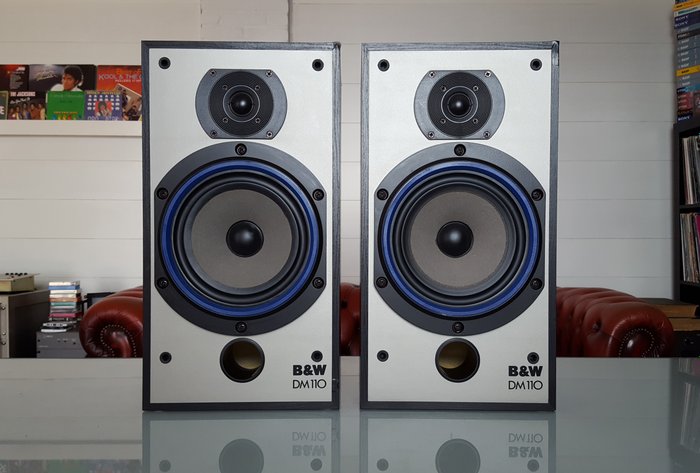 Famous Vintage Bowers & Wilkins Speakers B&W DM110 High Quality made in England