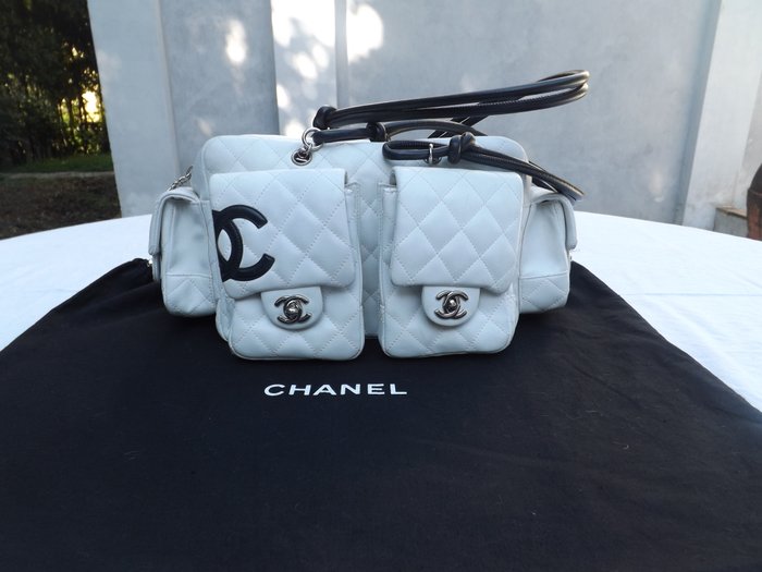 Chanel - Cambon Reporter Snake torba na ramię - Vintage