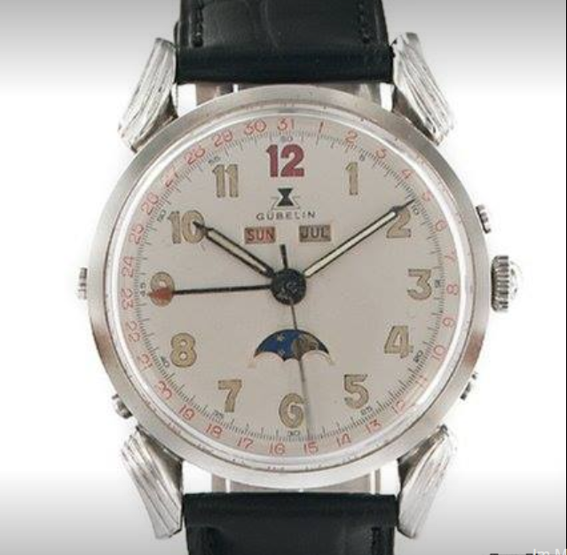Gübelin - triple calendar moonphase watch - Unisexe - 1950-1959