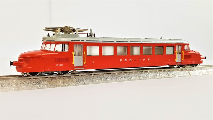Märklin H0 - 3125 - Unità treno - RCe 2/4 203 "Freccia rossa" - SBB