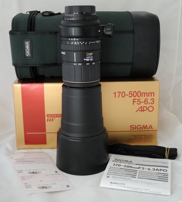 Sigma 5-6,3/170-500 mm APO autofocus met Nikon-vatting - Catawiki