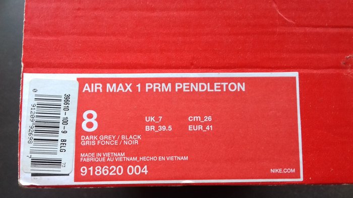 Nike Air Max 1 Premium Pendleton 