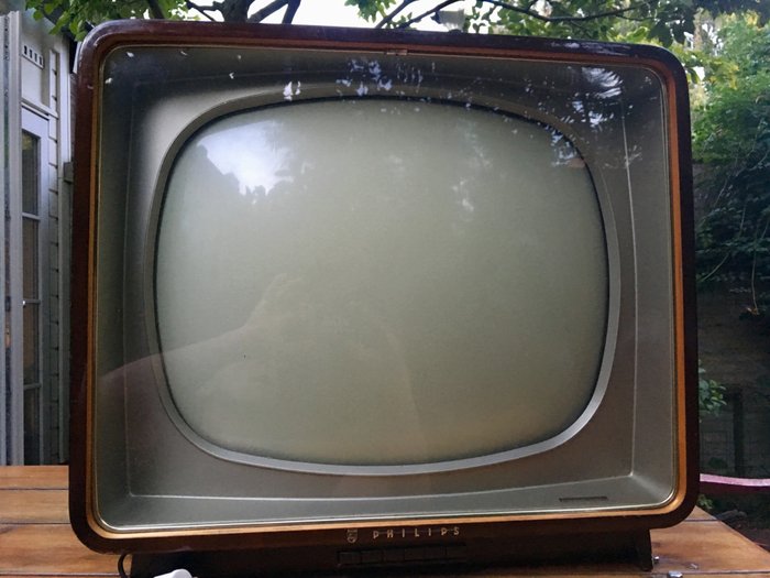 wacht kleding Ten einde raad Nostalgische antieke beeldbuis TV; Philips type Leonardo - Catawiki