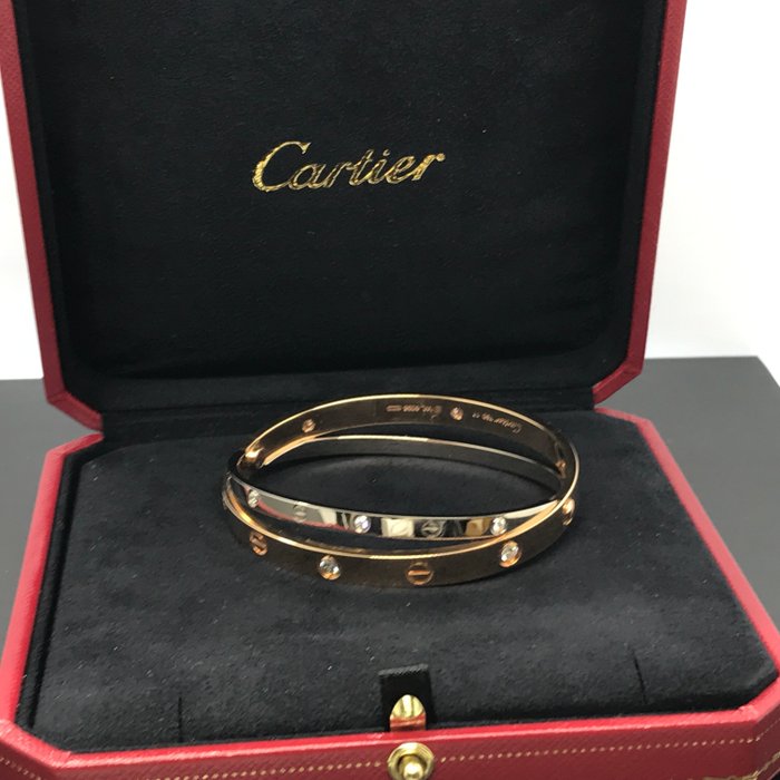 cartier love bracelet 12 diamonds