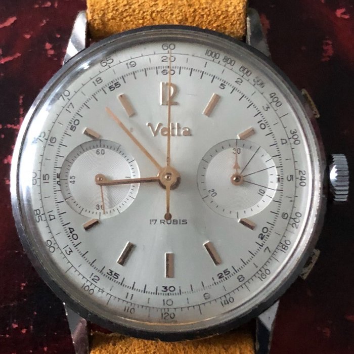 Wyler Vetta - vintage Valkoux 23 Chronograph - 274 - 131 - Bărbați - 1901-1949