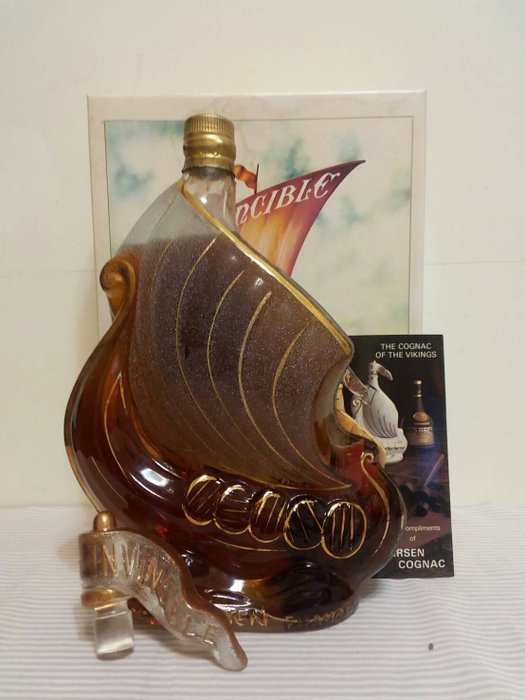 Messrs. Larsen S.A. Fine Champagne Cognac Viking Ship - Catawiki