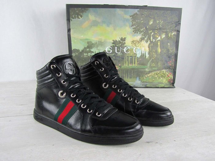 gucci leather high top