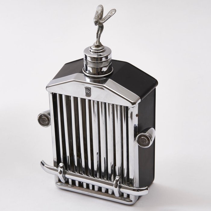 Whisky decanter -rare to find - Rolls Royce - 1960-1970 (2 Αντικείμενα) 