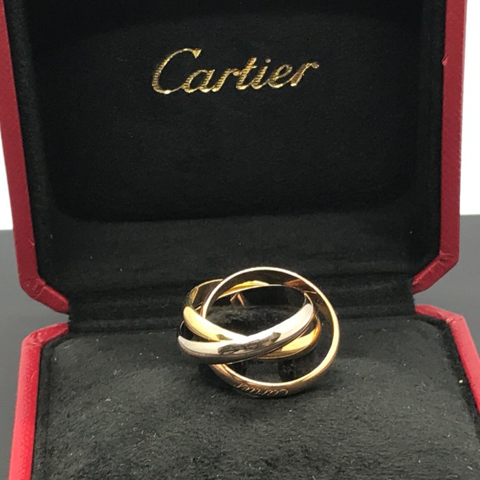 3 gold ring cartier