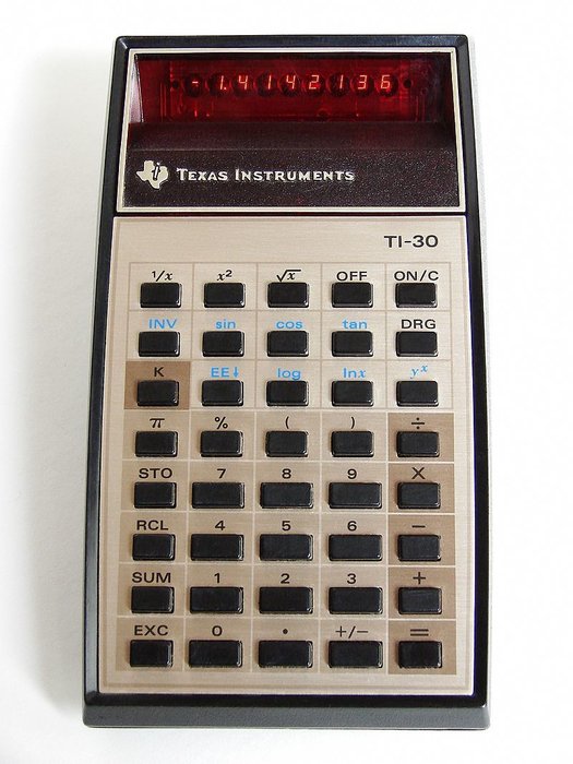 The Original Texas Instruments TI-30 Pocket Calculator