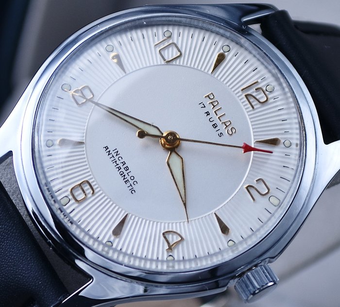 PALLAS 17 JEWELS - very rare classic Swiss watch - Mænd - 1950-1959