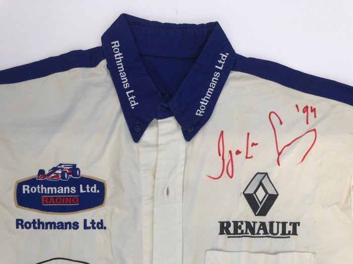 Ayrton Senna- signed - 1994 - personal Williams Team Shirt