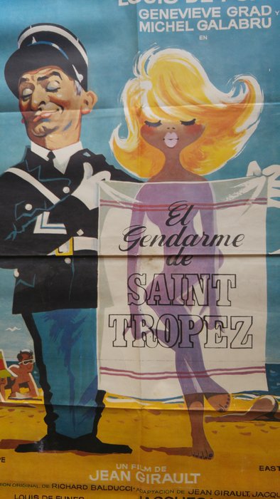 Mac - Le gendarme de Saint-Tropez - Louis de Funès - 1974 - Catawiki