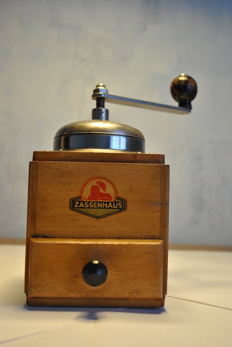 Old coffee grinder branded Zassenhaus (Germany) from the late 19th century