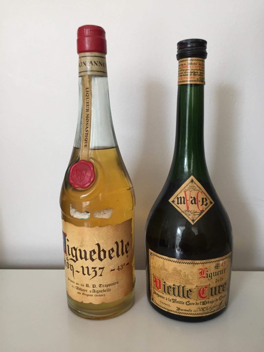 Vieille Cure & Aiguebelle liqueur monastique 