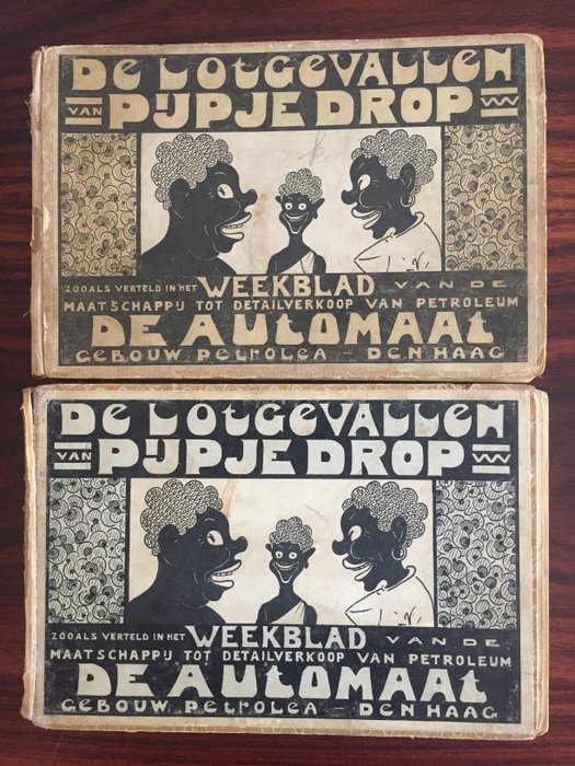 Pijpje Drop 1e en 2e deel - De Lotgevallen van Pijpje Drop - 精裝 - 第一版 - (1933)