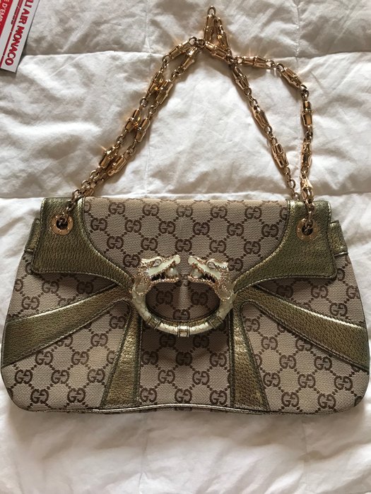 Gucci - Monogram GG Tom Ford Jeweled - Dragon Shoulder bag - Catawiki