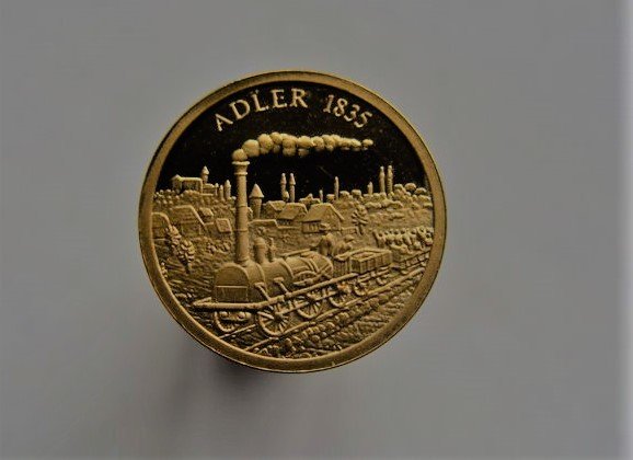 Tyskland - Pfenning Kostbarkeiten in Gold Adler 1835  - Gull