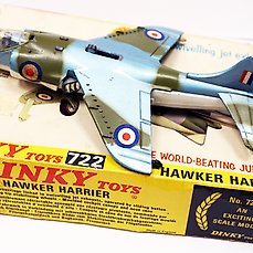 Dinky Harrier 722 repro pilot figure 