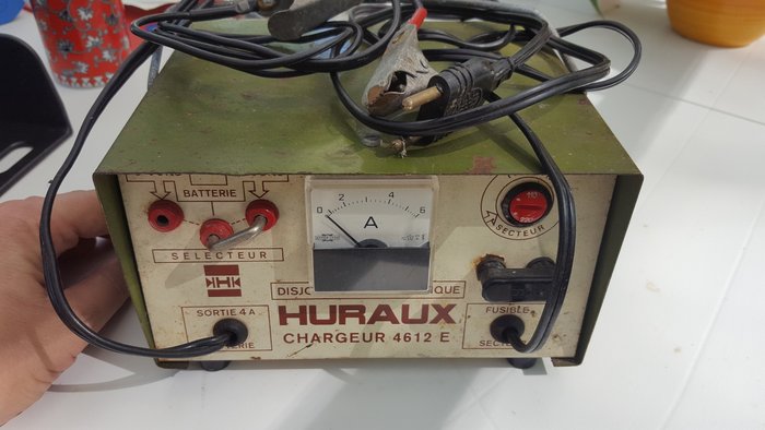 Μέρη - Chargeur de batterie vintage HURAUX 4612 E - 1965 (1 Αντικείμενα) 