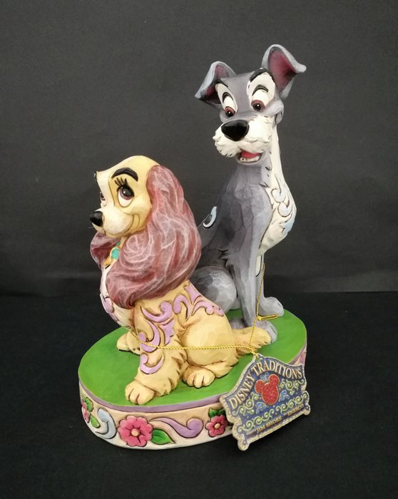 Disney Traditions Lady and The Tramp 60th Anniversary Figurine 