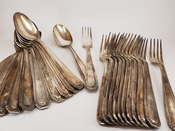 Argenta 849 - silver plated cutlery - 24 piece (12 people)