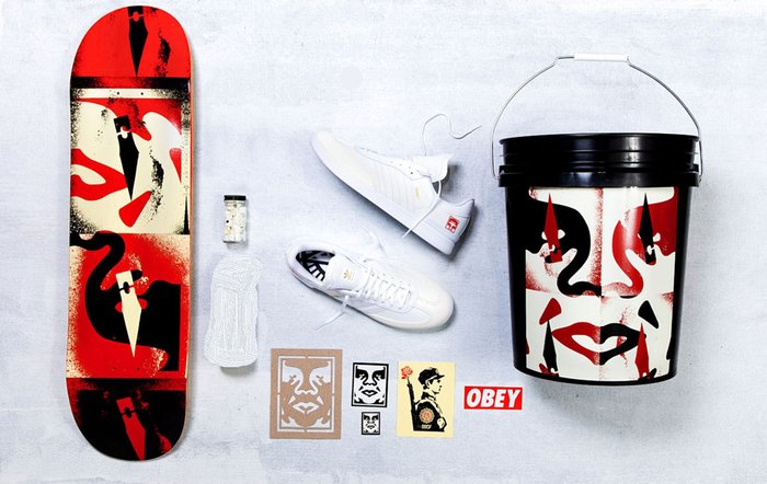 Shepard Fairey (OBEY) - Samba Pack - Adidas skateboarding x Obey