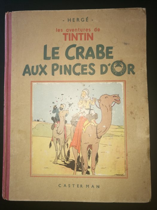Tintin T9 - Le crabe aux pinces d'or A13 - Pinces vers le haut  - 精裝 - 第一版 - (1941)