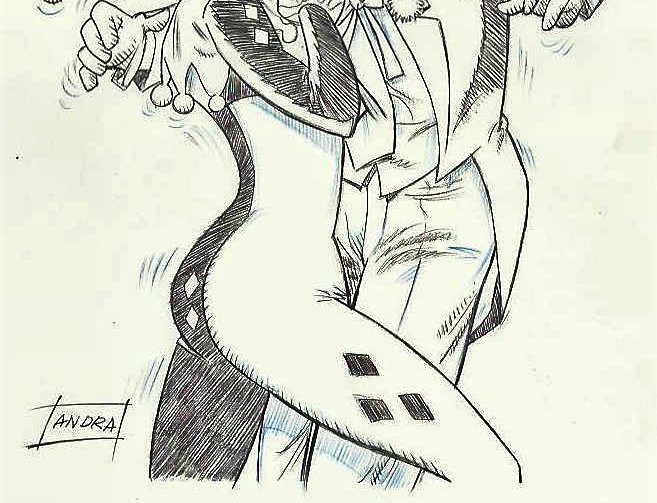 Batman Original Drawing Joker Harley Quinn Andra Catawiki