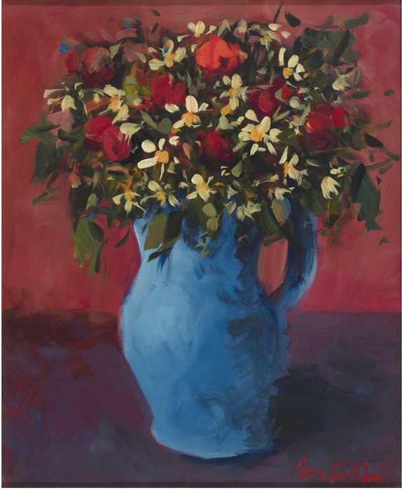 Giuseppe Bertolini - Vaso con fiori