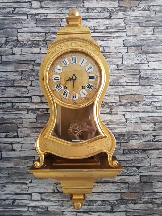 Boulle clock - Boulle klok zenith le locle swiss made  - Wood