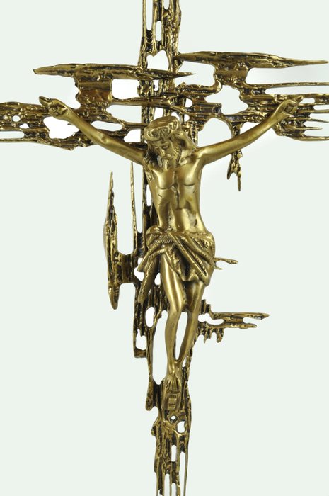 十字 - Christ of Dalí - 黄铜色