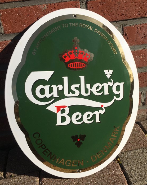 Señal - Carlsberg Beer - Esmalte