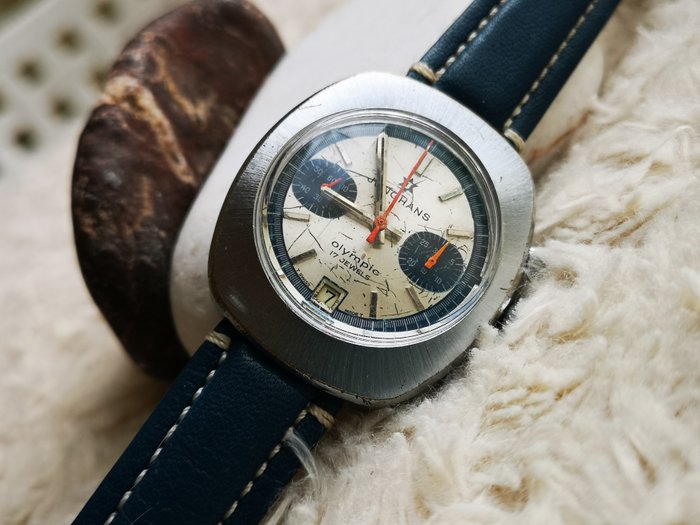 Junghans - Olympic Valjoux 7734 Chronograph Watch - 688.10 - Férfi - 1960-1969