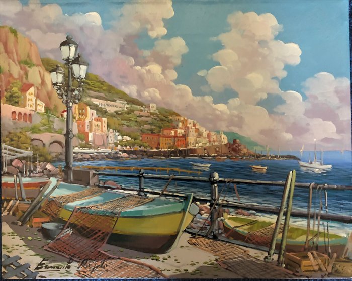 Ernesto Rispoli (Pozzuoli, Napoli 1948) - Amalfi