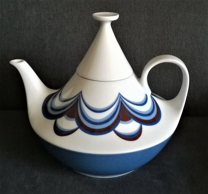 Arthal Porzellan - Fabrik Bavaria/Thomas Gruppo Otto Pop-Art design teapot