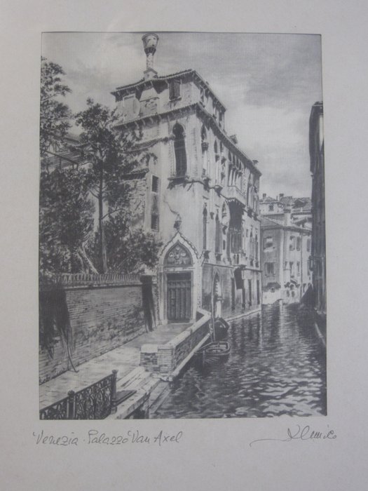 Giuseppe Mario D'Amico  - Venezia palazzo Van Axel, opere varie