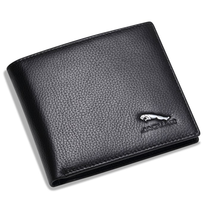 Quality Mens Black Leather Wallet - Jaguar   - 2018 
