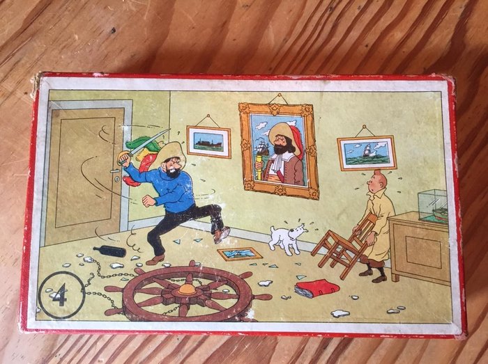 niemand munt Ik heb het erkend Kuifje, Tintin - Houten puzzel - 2e reeks, nummer 4 - Het - Catawiki