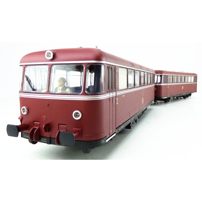 Piko G - 37300 - Σιδηρόδρομος - Σιδηροδρομικό λεωφορείο VT98 με ρυμουλκούμενο VS98 Ep. III - DB