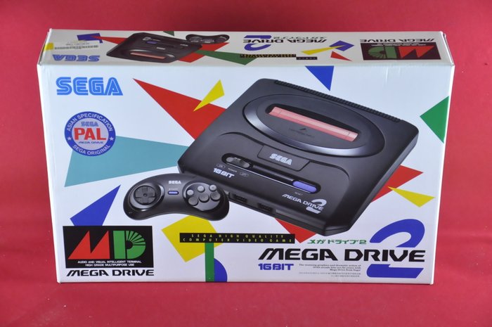 Sega Mega Drive II Asian Version PAL Complete in Box