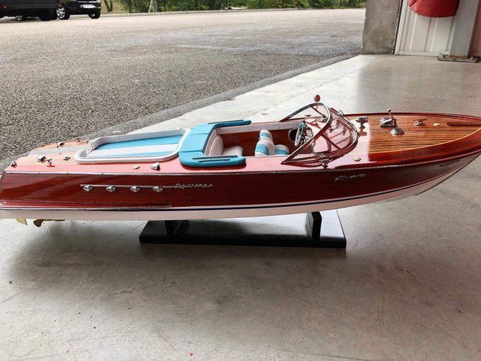 Modellino barca Riva in legno 87cm versione Lamborghini - Legno