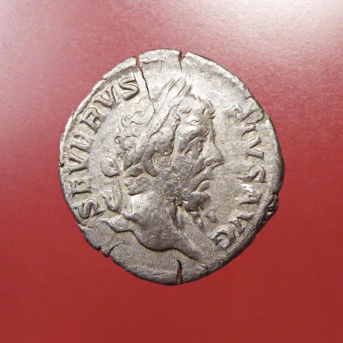 Roman Empire - Denarius Septimius Severus (193-211). 201 