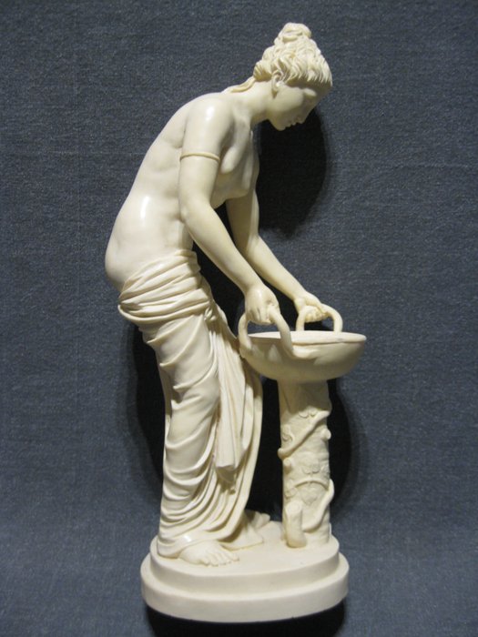 Sculpture - Amilcare Santini Classic Figure  - Zusammengesetzter Alabaster