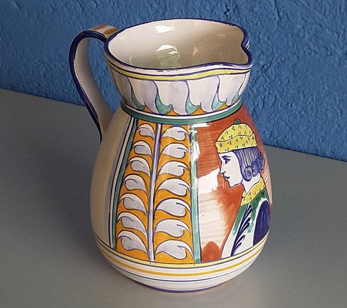 L'Antica Deruta - Pitcher - Hand-painted ceramic