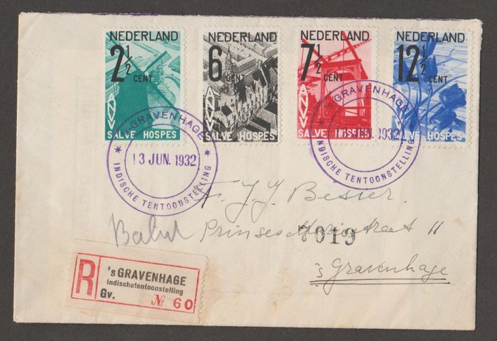 Niederlande 1932 Anvv Auf Brief Nvph 244247 Catawiki