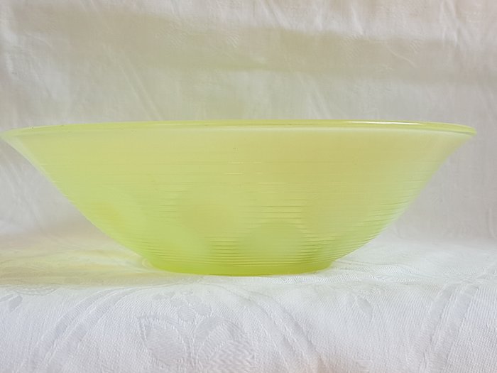 A.D. Copier - Glasfabriek Leerdam Copiadora Gutta escala VS4636 Verde-amarelo 1939 20,1 cm - Gutta