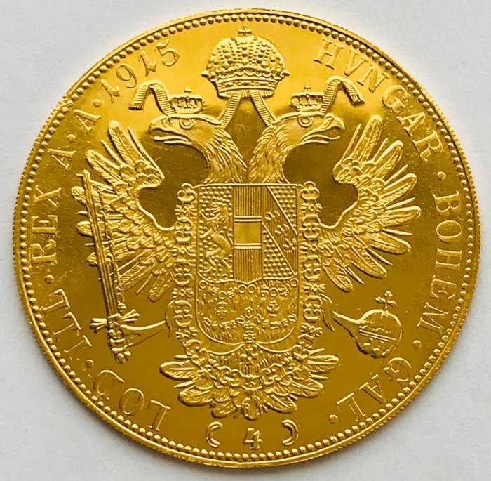 Austria - 4 Dukaten 1915 Franz Joseph I - Gold - Catawiki