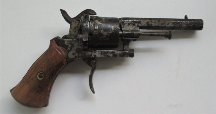 Revolver "Lefaucheux" 1870 Liege Belgium