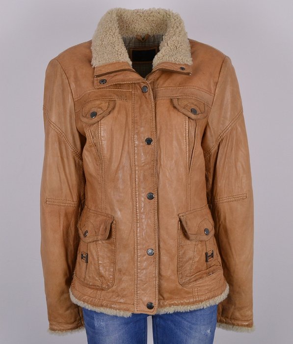 Milestone - 外套, 皮夾克, 羊皮